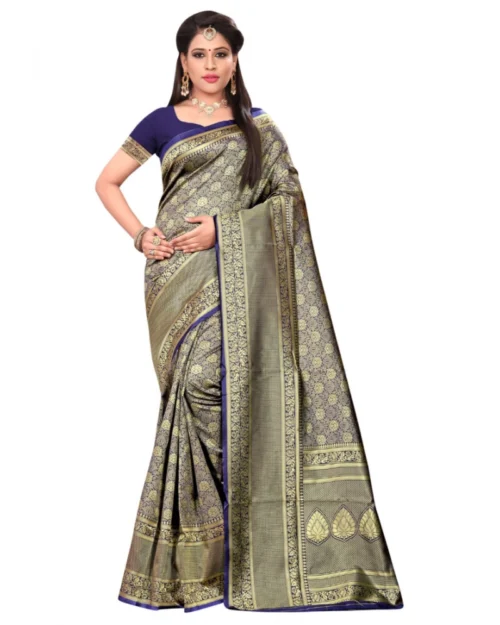 49730723712_c522d3dbdd_o_d-1000x1000-1.webp Generic Women's Banarasi silk Saree with Blouse (Navy blue, 5-6mtr)