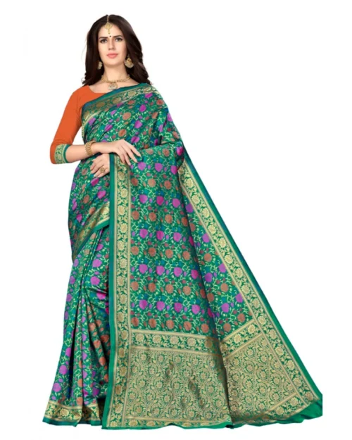 49730758322_910c25cb1b_o_d-1000x1000-1.webp Generic Women's Banarasi silk Saree with Blouse (Multi, 5-6mtr)