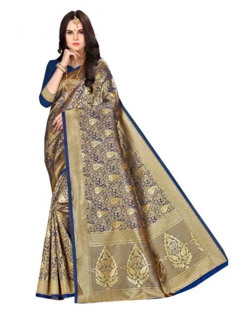 49730763957_fa7691ab54_o_d-1000x1000-1.webp Generic Women's Banarasi silk Saree with Blouse (Navy blue, 5-6mtr)