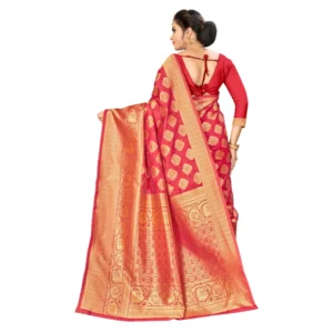 49730769017_462fb531d9_o_d-1000x1000-1.webp Generic Women's Banarasi silk Saree with Blouse (Red, 5-6mtr)
