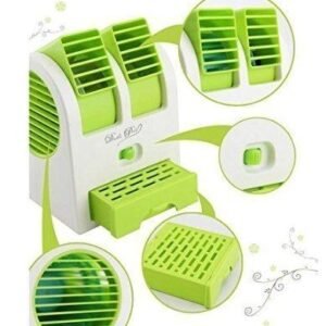Dual Bladeless Mini Air Conditioner – USB & Fragrance</title_html>