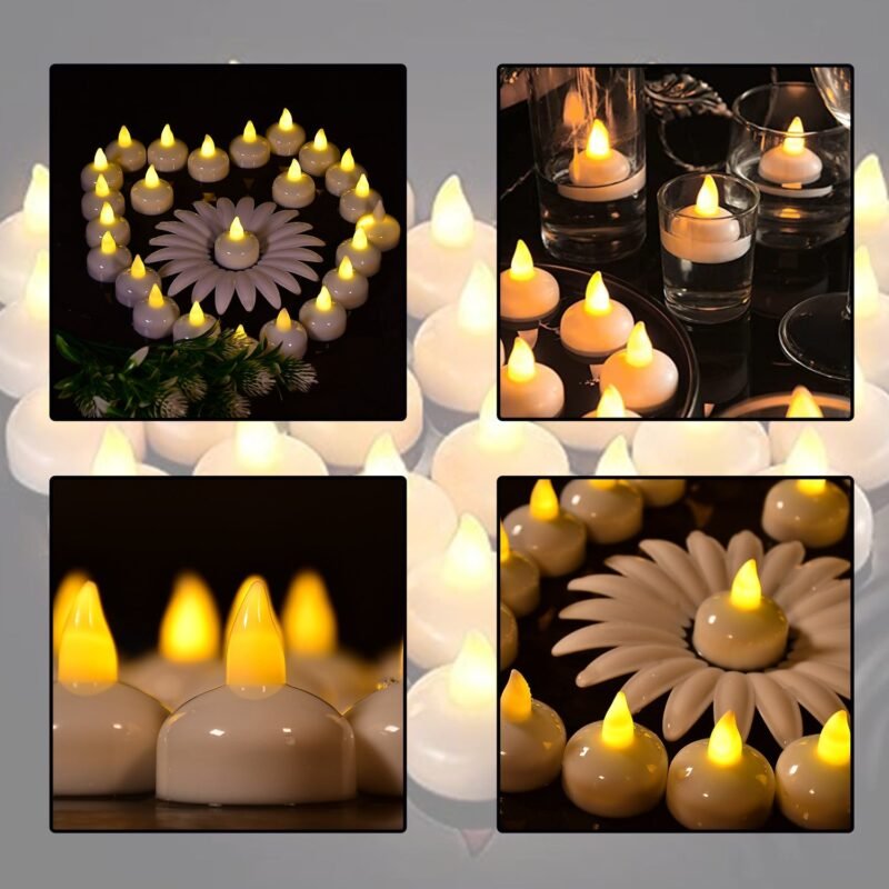 Flameless Floating Candles � Safe & Long-lasting Water Decor