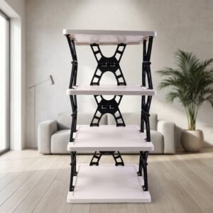 4layersRack-06.jpg Multipurpose Foldable 4 Layer Storage Rack � Space Saving Organizer