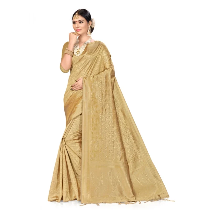 50442702348_d967fdf151_o_d-1000x1000-1.webp Generic Women's Banarasi Silk Saree (Cream, 5-6mtrs)
