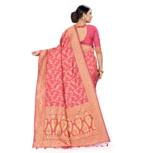 50443398426_04780cbd53_o_d-1000x1000-1.webp Generic Women's Banarasi Silk Saree (Peach, 5-6mtrs)