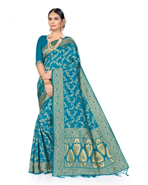 50443404906_a65e7872ba_o_d-1000x1000-1.webp Generic Women's Banarasi Silk Saree (Sky blue, 5-6mtrs)