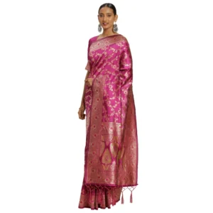 50443576462_3a05273525_o_d-1000x1000-1.webp Generic Women's Banarasi Silk Saree (Pink, 5-6mtrs)