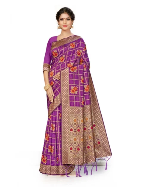 50443842402_09e89abc4e_o_d-1000x1000-1.webp Generic Women's Banarasi Silk Saree (Purple, 5-6mtrs)