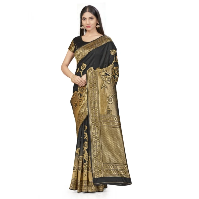 50967985673_4230e8aa75_o_d-1000x1000-1.webp Generic Women's Banarasi Silk Saree (Black,5-6 Mtrs)