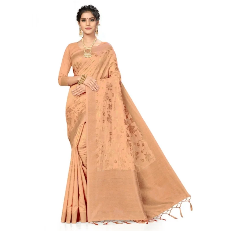 50968678101_0313d227d9_o_d-1000x1000-1.webp Generic Women's Banarasi (Spun Cotton) Saree (Beige,5-6 Mtrs)