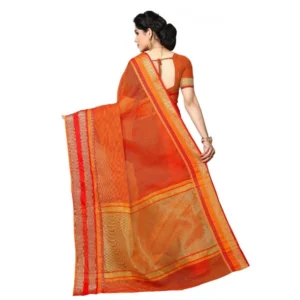 51340545356_4aeb765fc6_o_d-1000x1000-1.webp Generic Women's Kota Doria Cotton Border Saree With Blouse (Orange, 5-6 Mtrs)