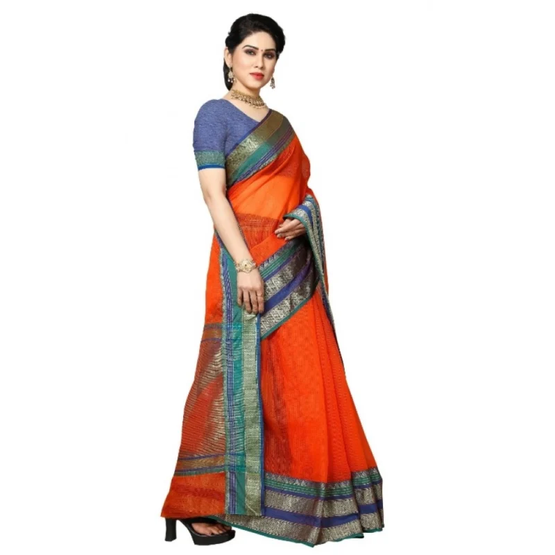 51340767913_cec62bf0ff_o_d-1000x1000-1.webp Generic Women's Kota Doria Cotton Border Saree With Blouse (Fanta, 5-6 Mtrs)
