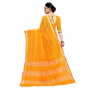 51369415643_5f28ca7a28_o_d-1000x1000-1.webp Generic Women's Kota Doria Cotton Checked Saree With Blouse (Yellow, 5-6 Mtrs)