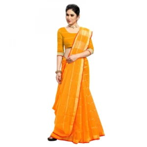 51369927749_6050102ef1_o_d-1000x1000-1.webp Generic Women's Kota Doria Cotton Checked Saree With Blouse (Yellow, 5-6 Mtrs)