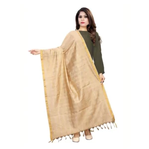 51955924178_e5371495eb_o_d-1000x1000-1.webp Generic Women's Cotton Jari Woven Work Dupatta (Beige, Length:2-2.4 mtr)