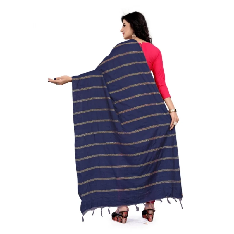 51955926918_99359f4588_o_d-1000x1000-1.webp Generic Women's Cotton Jari Woven Work Dupatta (Blue, Length:2-2.4 mtr)