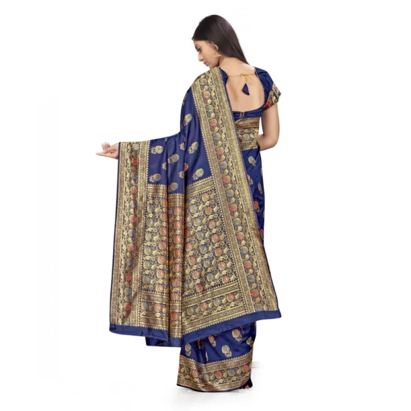 52016026287_64b8e68e11_o_d-1000x1000-1.webp Generic Women's Banarasi Silk Saree With Blouse (Navy Blue, 5-6Mtrs)