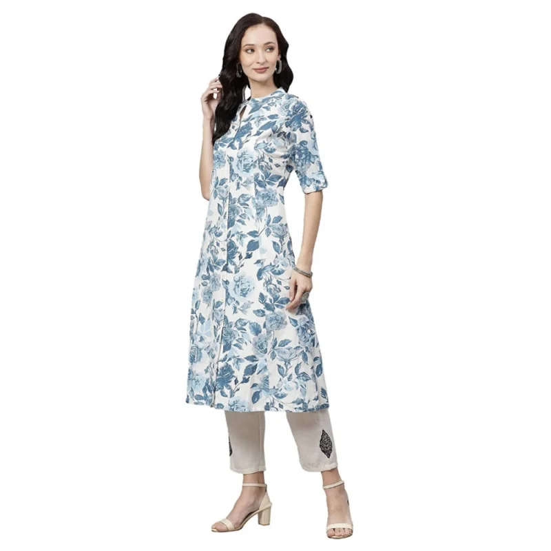 52233435615_593b1ba9fe_o_d-1000x1000-1.webp Generic Women's Cotton Printed Floral Print Kurti (White, Blue, Cotton)