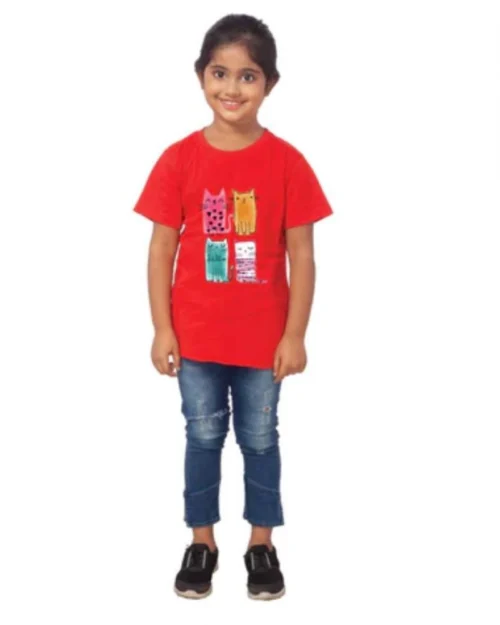 52320474977_5538b77c77_o_d-1000x1000-1.webp Generic Girls Cotton Cat Half Sleeve TShirt (Red)