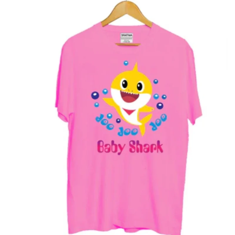 52320503832_d1b9bc0a83_o_d-1000x1000-1.webp Generic Girls Cotton Baby Shark Half Sleeve TShirt (Pink)