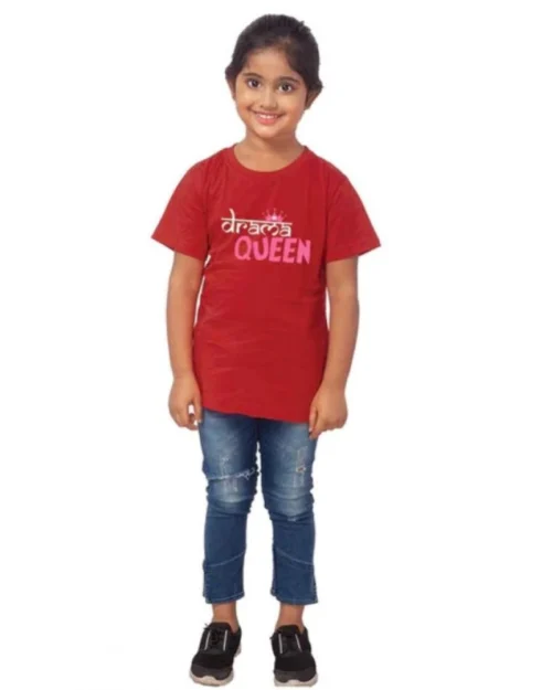 52321274926_ae00743dc7_o_d-1000x1000-1.webp Generic Girls Cotton Drama Queen Half Sleeve TShirt (Maroon)
