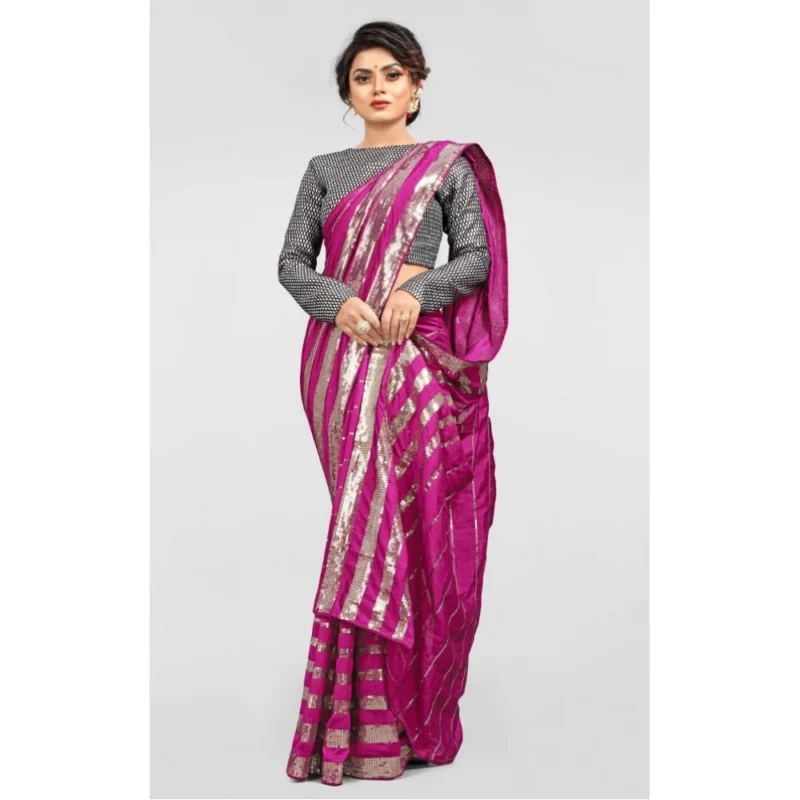 52351823776_db8f9ae9bb_o_d-1000x1000-1.webp Generic Women's Vichitra Saree with Blouse (Pink, 5-6 Mtrs)