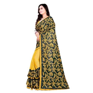 52352071268_848959ebda_o_d-1000x1000-1.webp Generic Women's Lycra Blend Saree with Blouse (Mustard, 5-6 Mtrs)