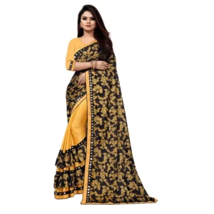 52352254595_8830cfe42e_o_d-1000x1000-1.webp Generic Women's Lycra Blend Saree with Blouse (Mustard, 5-6 Mtrs)
