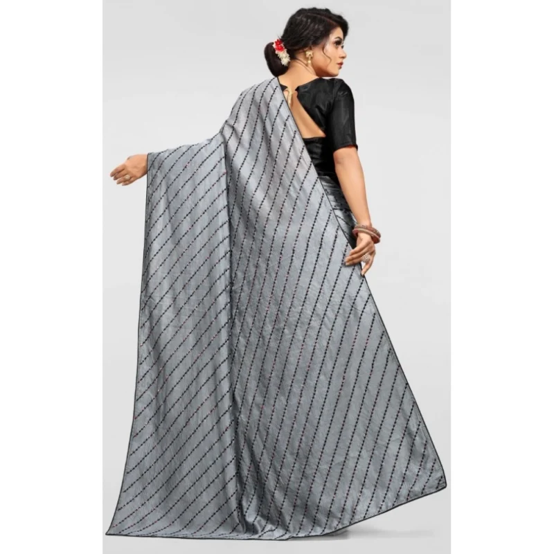52352256975_73ff028042_o_d-1000x1000-1.webp Generic Women's Vichitra Saree with Blouse (Grey, 5-6 Mtrs)