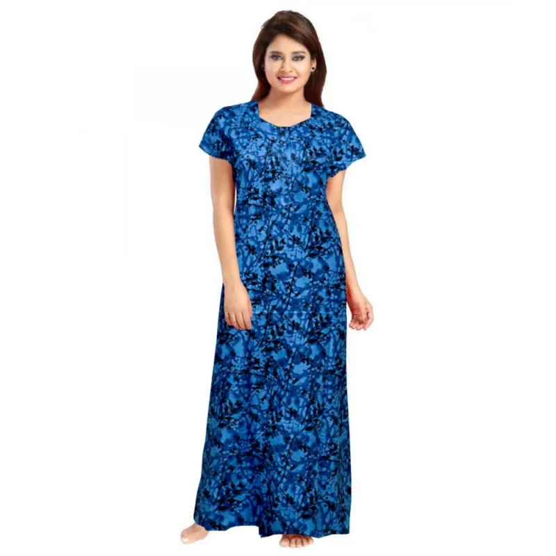 52361311566_74b0cd0202_o_d-1000x1000-1.webp Generic Women's Cotton Printed Maxi Nighty (Blue)