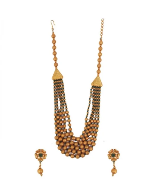 52368867289_acbb875ca5_o_d-1000x1000-1.webp Generic Women's Ethnic Five Layer Brass Mala With Crystal For Women And Girls (Green, Free Size)