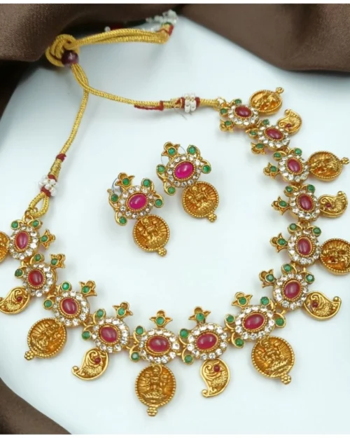 52847201577_5ea1dccf2c_o_d-1000x1000-1.webp Generic Women's Gold Plated Traditional Necklace and Earrings Set (Multi Color, Free Size)