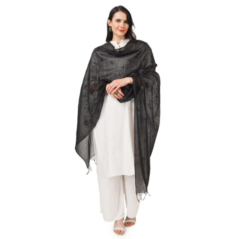 53509243517_9362af6093_o_d-1000x1000-1.webp Generic Women's Cotton Embroidered Dupatta (Black, Length: 2.25 to 2.50 Mtr)