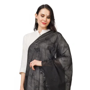 53509243532_451c188500_o_d-1000x1000-1.webp Generic Women's Cotton Embroidered Dupatta (Black, Length: 2.25 to 2.50 Mtr)