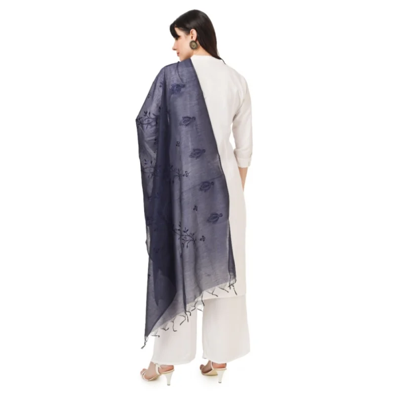 53509243587_11bbce3777_o_d-1000x1000-1.webp Generic Women's Cotton Embroidered Dupatta (Dark Blue, Length: 2.25 to 2.50 Mtr)