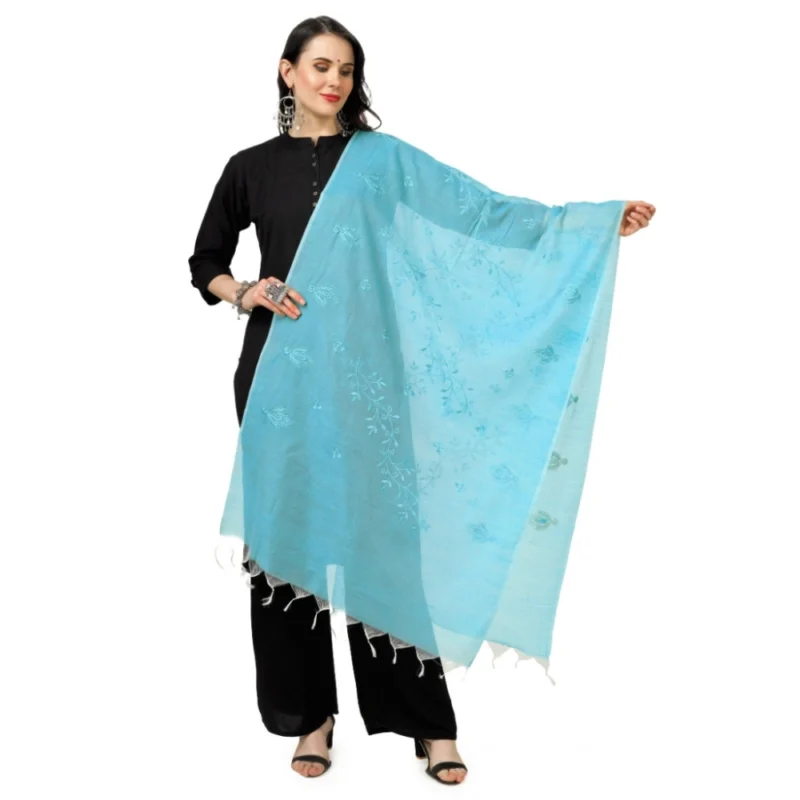 53509244852_ffdf45b50b_o_d-1000x1000-1.webp Generic Women's Cotton Embroidered Dupatta (Aqua Blue, Length: 2.25 to 2.50 Mtr)