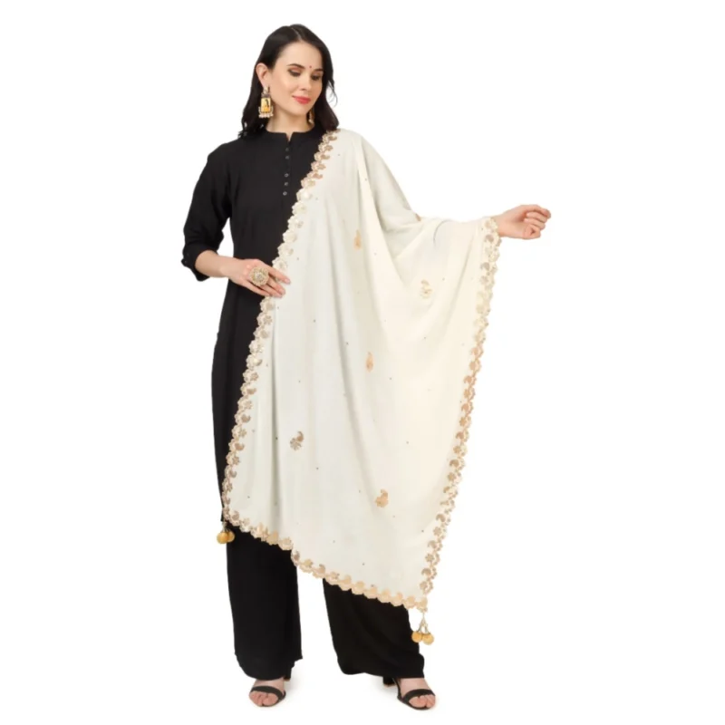 53510128756_97c918881d_o_d-1000x1000-1.webp Generic Women's Velvet Gotta Patti Dupatta (Off White, Length: 2.25 to 2.50 Mtr)