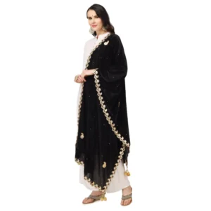 53510130986_228df843fa_o_d-1000x1000-1.webp Generic Women's Velvet Gotta Patti Dupatta (Black, Length: 2.25 to 2.50 Mtr)