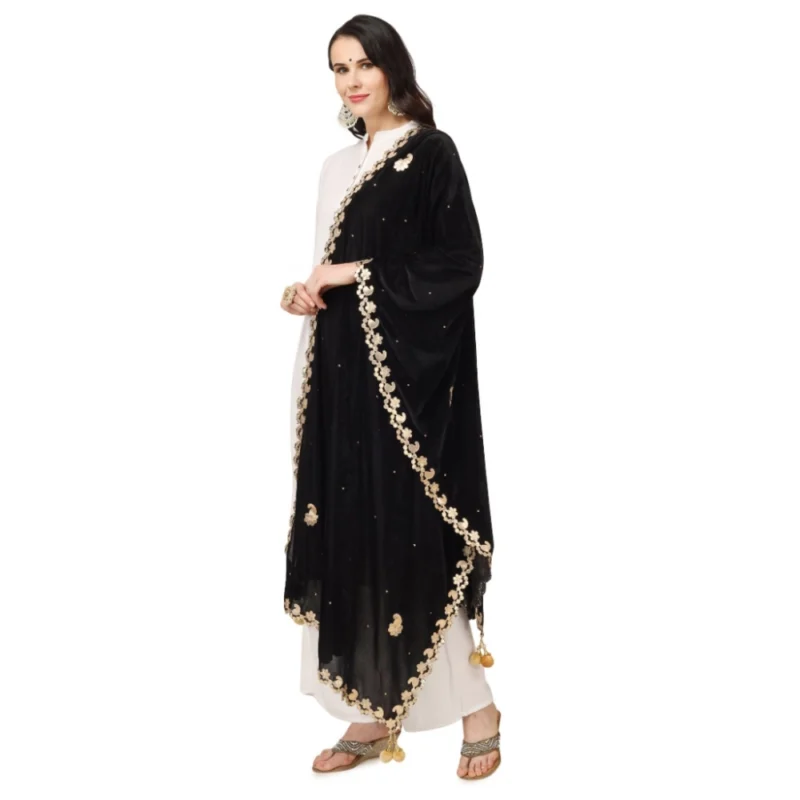 53510130986_228df843fa_o_d-1000x1000-1.webp Generic Women's Velvet Gotta Patti Dupatta (Black, Length: 2.25 to 2.50 Mtr)