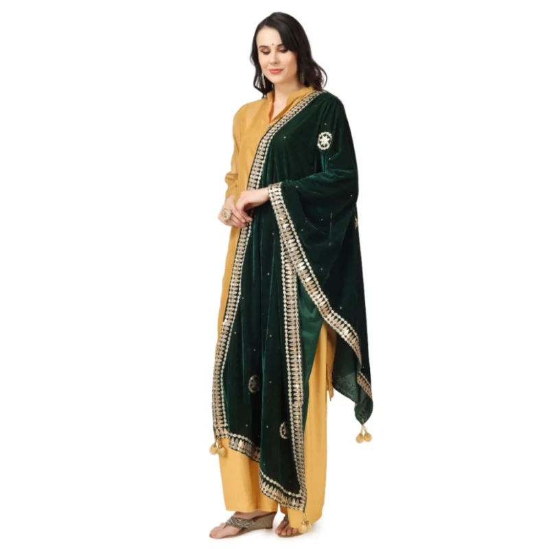 53510132221_e804096fcc_o_d-1000x1000-1.webp Generic Women's Velvet Gotta Patti Dupatta (Green, Length: 2.25 to 2.50 Mtr)
