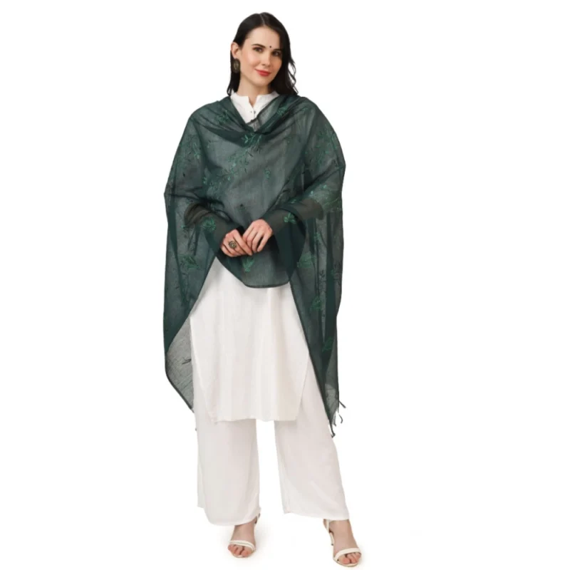 53510134386_786b84cb34_o_d-1000x1000-1.webp Generic Women's Cotton Embroidered Dupatta (Green, Length: 2.25 to 2.50 Mtr)