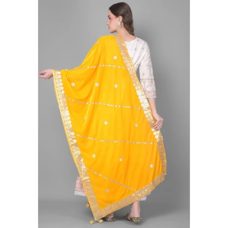 53510137131_91066fa987_o_d-1000x1000-1.webp Generic Women's Velvet Gotta Patti Dupatta (Yellow, Length: 2.25 to 2.50 Mtr)
