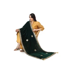 53510300253_34b2a4e403_o_d-1000x1000-1.webp Generic Women's Velvet Gotta Patti Dupatta (Green, Length: 2.25 to 2.50 Mtr)