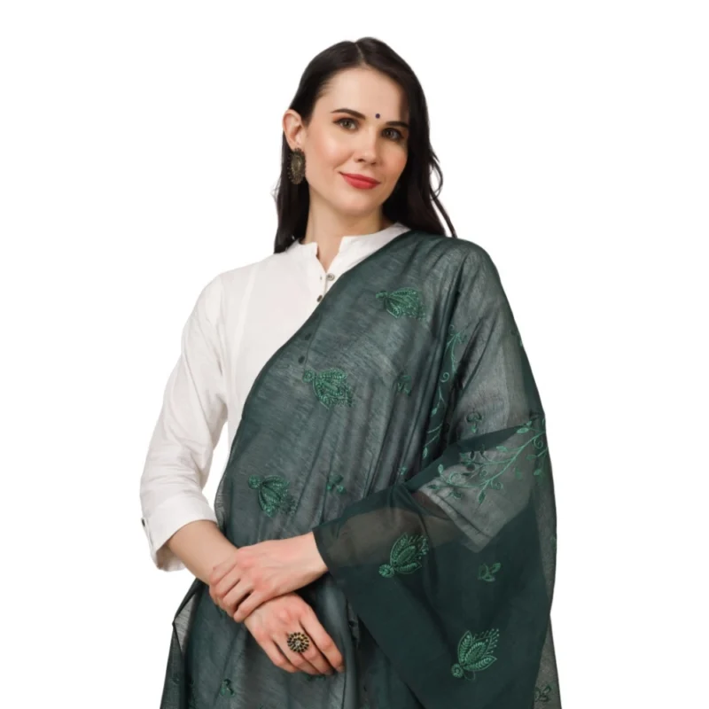 53510302728_49ec3e38b9_o_d-1000x1000-1.webp Generic Women's Cotton Embroidered Dupatta (Green, Length: 2.25 to 2.50 Mtr)