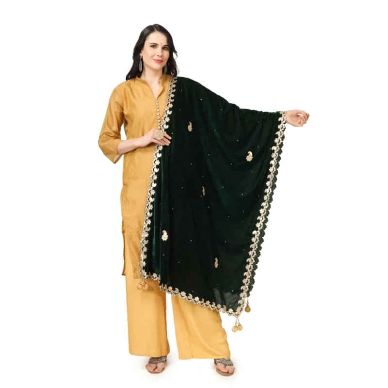 53510450899_103d9c0eca_o_d-1000x1000-1.webp Generic Women's Velvet Gotta Patti Dupatta (Green, Length: 2.25 to 2.50 Mtr)