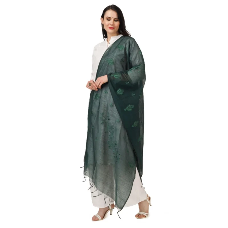 53510454369_1b9e446e72_o_d-1000x1000-1.webp Generic Women's Cotton Embroidered Dupatta (Green, Length: 2.25 to 2.50 Mtr)