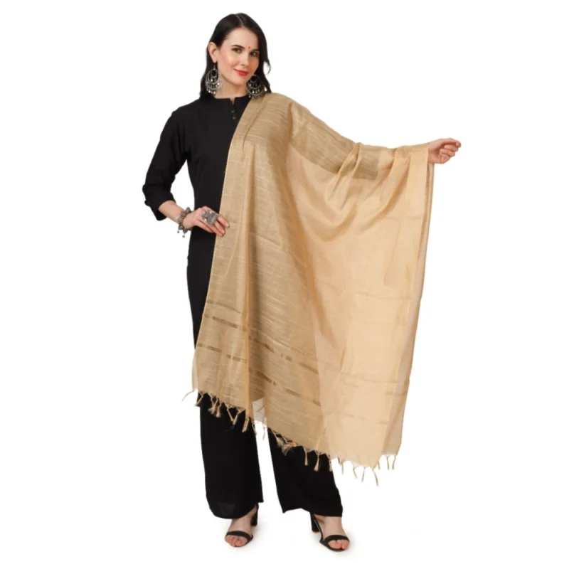 53510455539_4b3264cd02_o_d-1000x1000-1.webp Generic Women's Chanderi Solid Dupatta (Gold, Length: 2.25 to 2.50 Mtr)