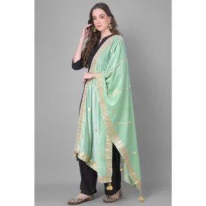 53510456974_4af360b90e_o_d-1000x1000-1.webp Generic Women's Velvet Gotta Patti Dupatta (Sea Green, Length: 2.25 to 2.50 Mtr)