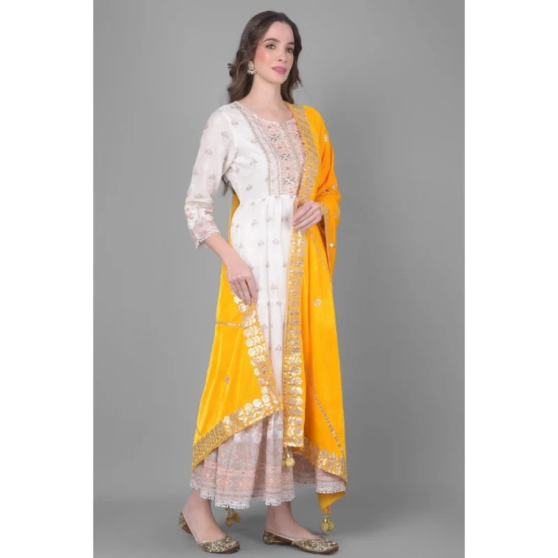 53510457154_0432d72075_o_d-1000x1000-1.webp Generic Women's Velvet Gotta Patti Dupatta (Yellow, Length: 2.25 to 2.50 Mtr)