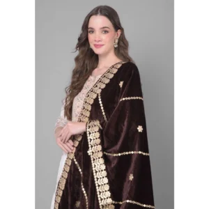 53510458389_cb4bd6f182_o_d-1000x1000-1.webp Generic Women's Velvet Gotta Patti Dupatta (Brown, Length: 2.25 to 2.50 Mtr)